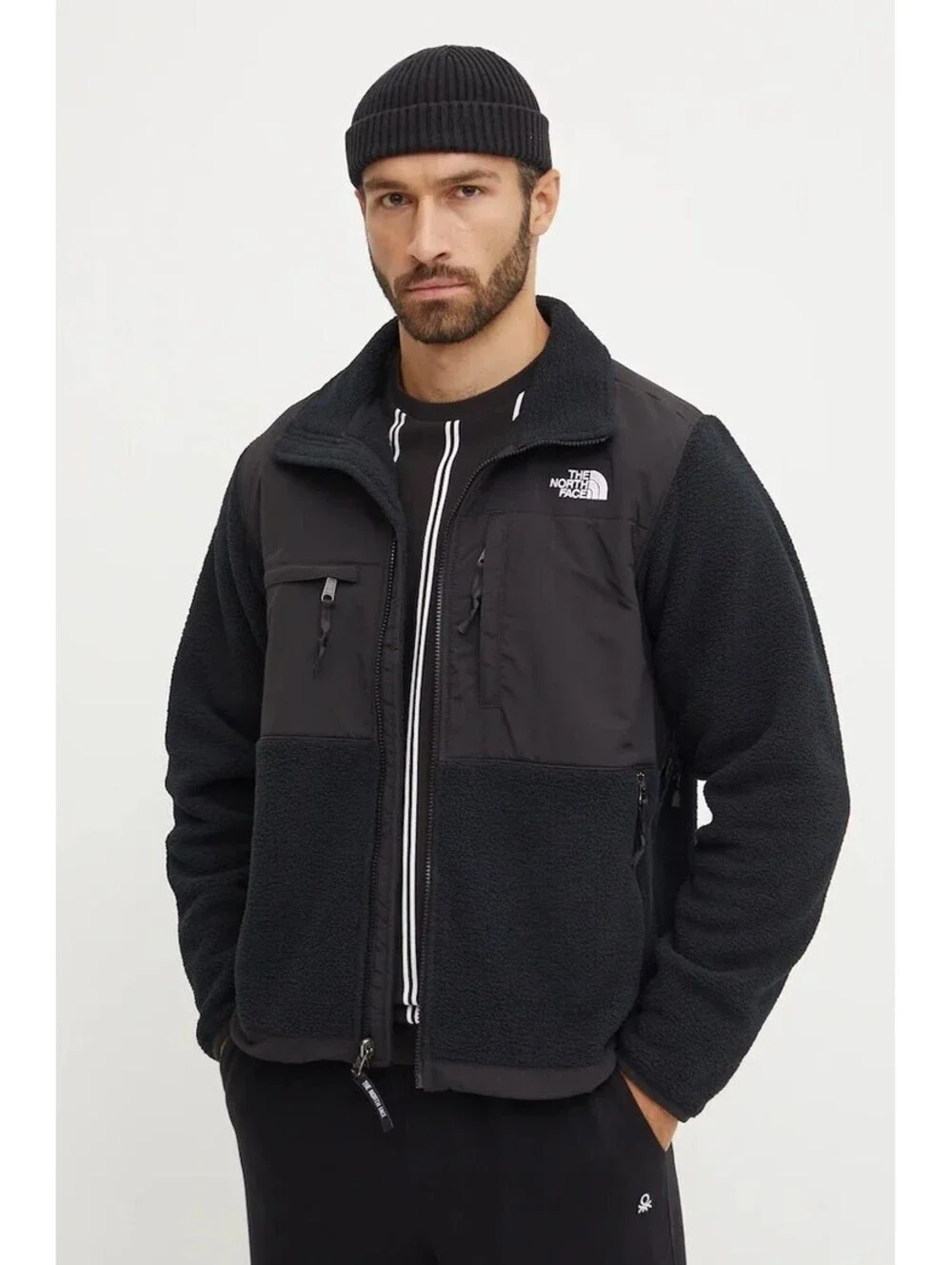 The North Face Polartec Denali Fleece Jacket Mens XL X-Large Black Retro Classic
